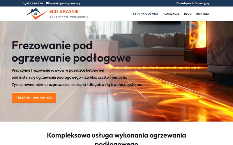 Eco-Grzanie - strona internetowa