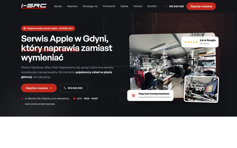 Strona internetowa I-src.pl - it, Gdynia