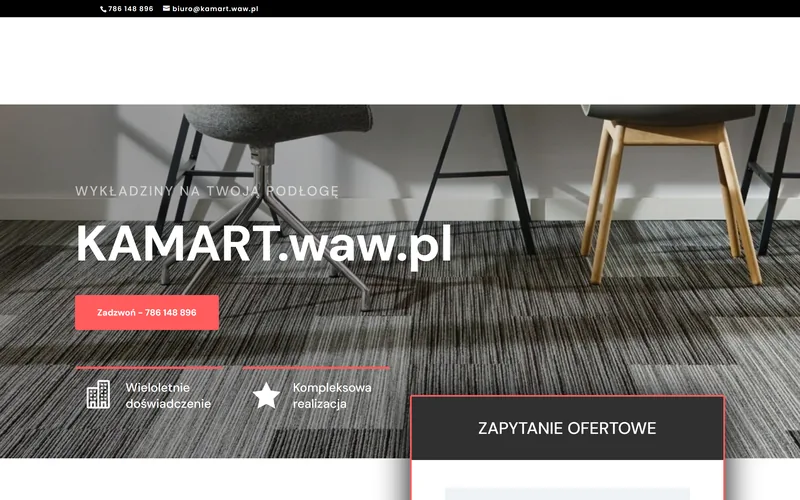 Strona internetowa kamart.waw.pl