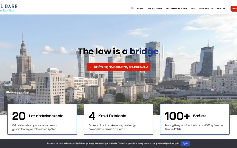 Strona internetowa legalbaze.pl