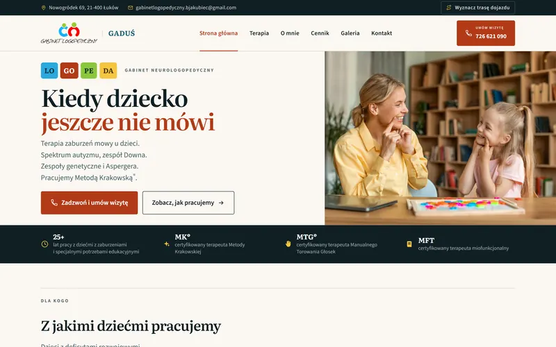 Gaduś - strona internetowa