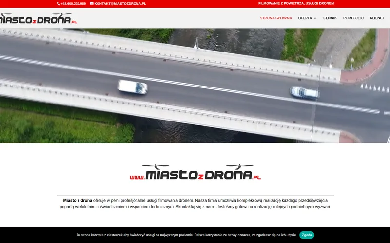 Strona internetowa Miastozdrona.pl - fotografia