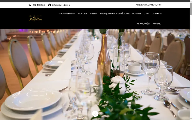 Strona internetowa rezydencjabialydom.pl
