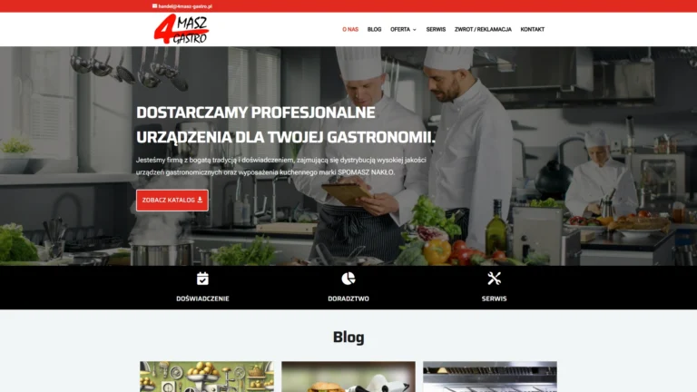4masz-gastro.pl - realizacja Arlek.pl
