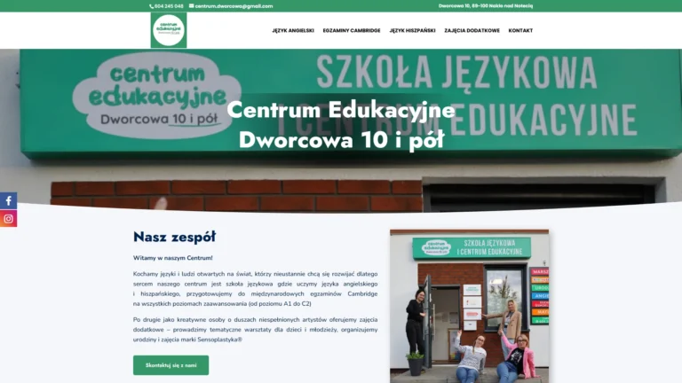 Strona internetowa angielski-naklo.com