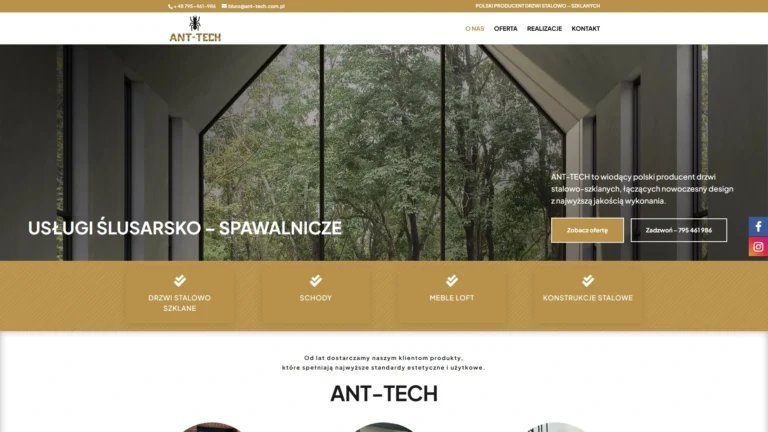 Strona internetowa ant-tech.com.pl
