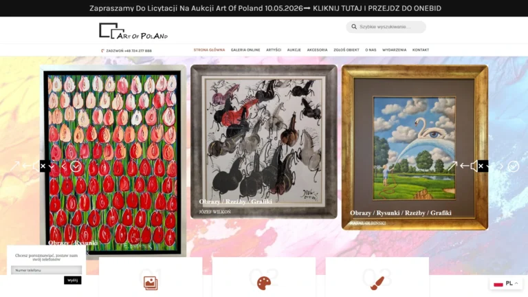 Strona internetowa artofpoland.pl