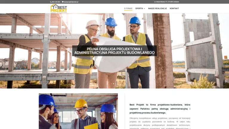 Strona internetowa best-projekt.pl