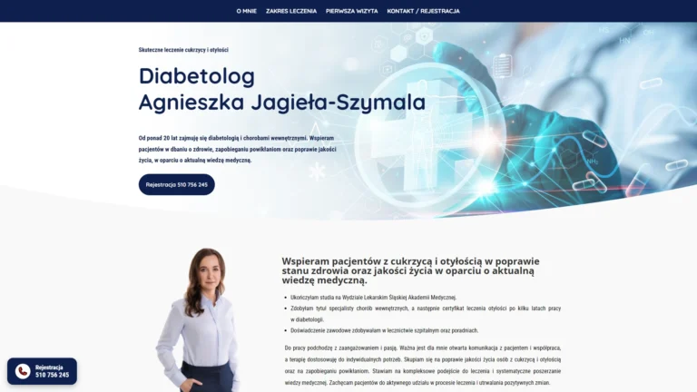 Strona internetowa diabetolog-otylosc.pl