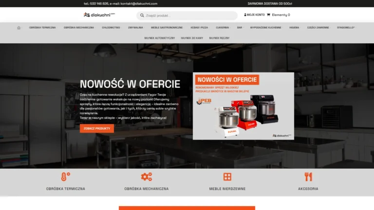 Dlakuchni.com - realizacja Arlek.pl