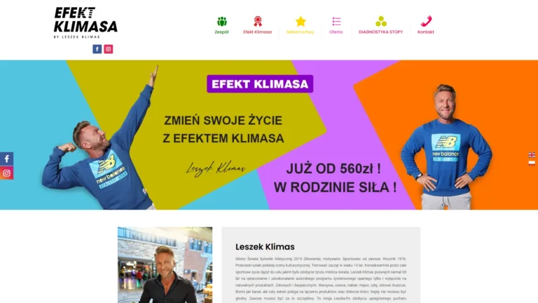 Strona internetowa efektklimasa.pl