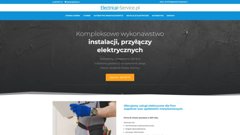 Strona internetowa electrical-service.pl