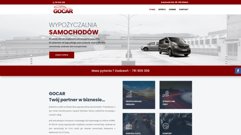 Strona internetowa gocar.auto.pl