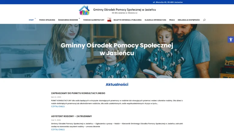 Strona internetowa gopsjasieniec.pl