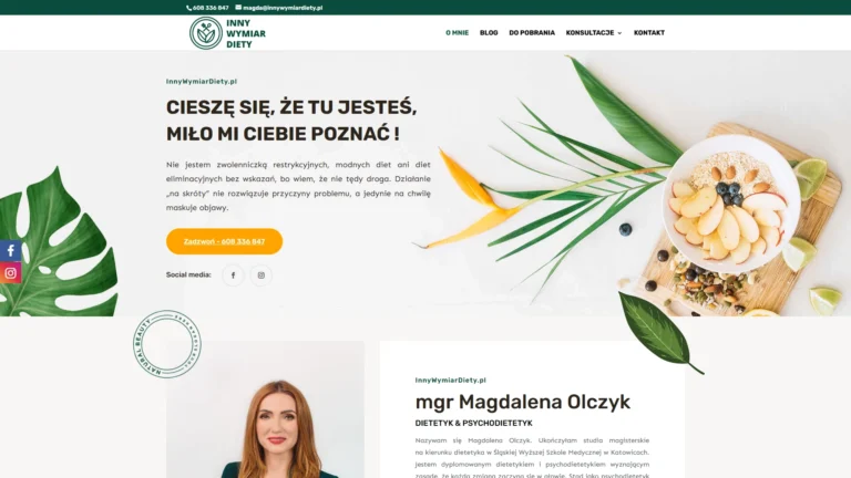 Strona internetowa innywymiardiety.pl