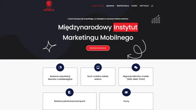 Strona internetowa instytutmobile.pl