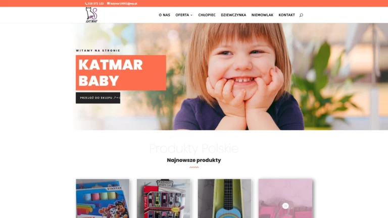 Strona internetowa katmar-baby.pl