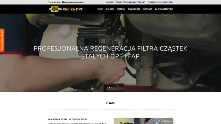 Strona internetowa klinika-dpf.pl