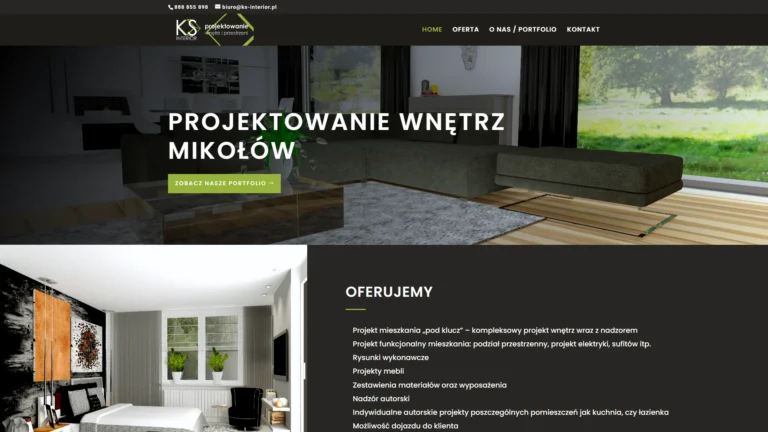 Strona internetowa ks-interior.pl