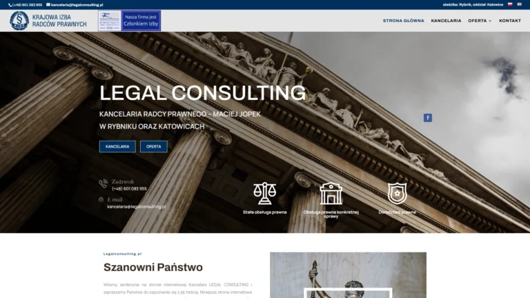 Strona internetowa legalconsulting.pl