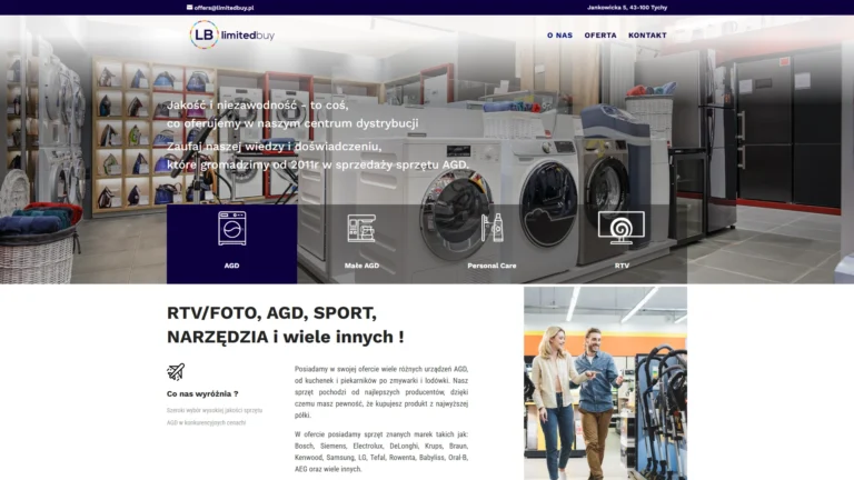 Strona internetowa limitedbuy.pl