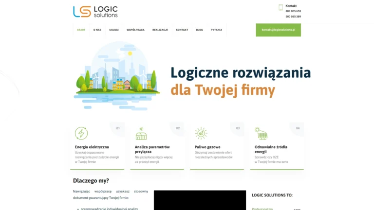 Strona internetowa logicsolutions.pl