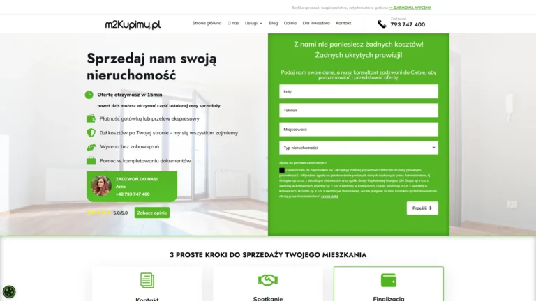 M2kupimy.pl - realizacja Arlek.pl