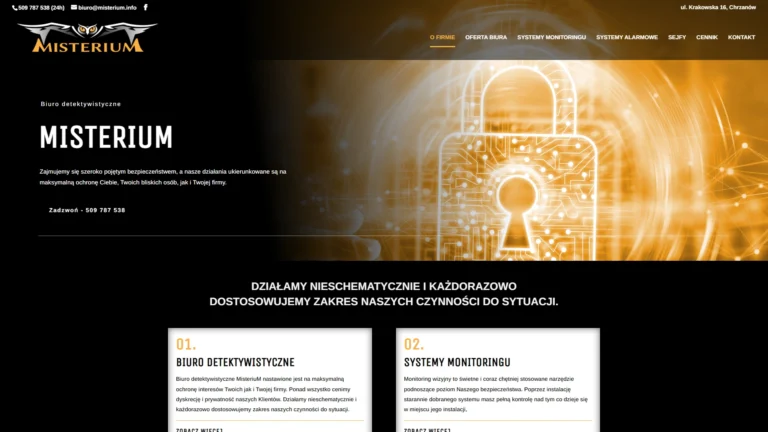 Strona internetowa misterium.info