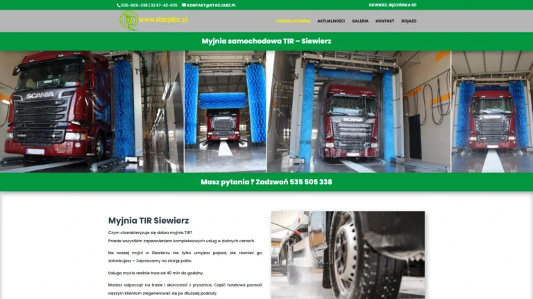 Strona internetowa myjniatirsiewierz.pl
