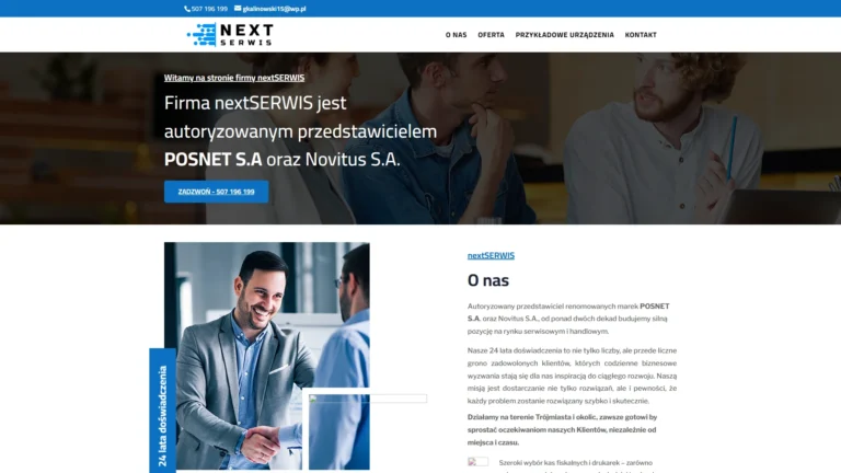 Strona internetowa next-serwis.pl