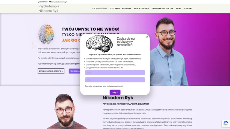 Strona internetowa nikodemrys.pl