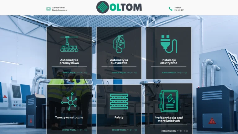 Strona internetowa oltom.com.pl