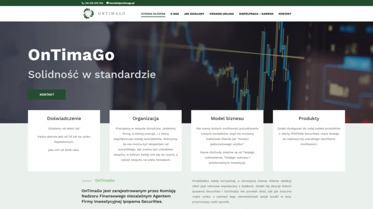 Strona internetowa ontimago.pl