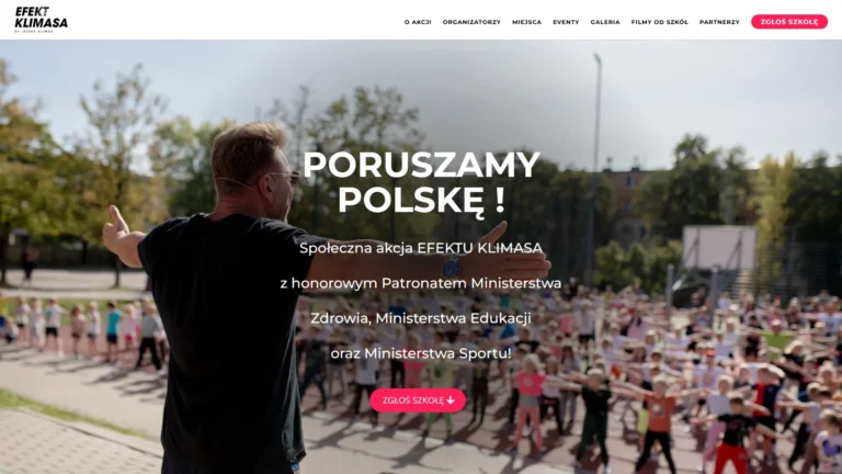 Strona internetowa poruszamypolske.pl