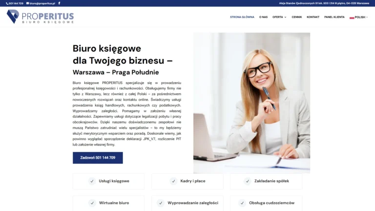 Strona internetowa properitus.pl