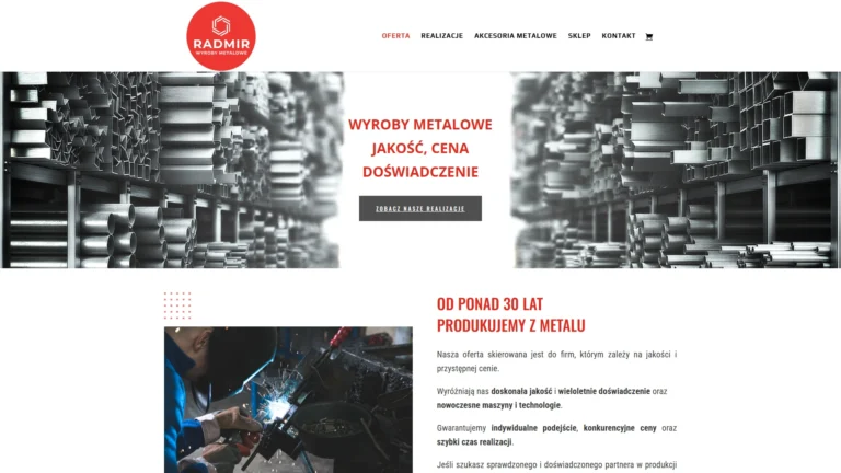 Strona internetowa radmir.pl