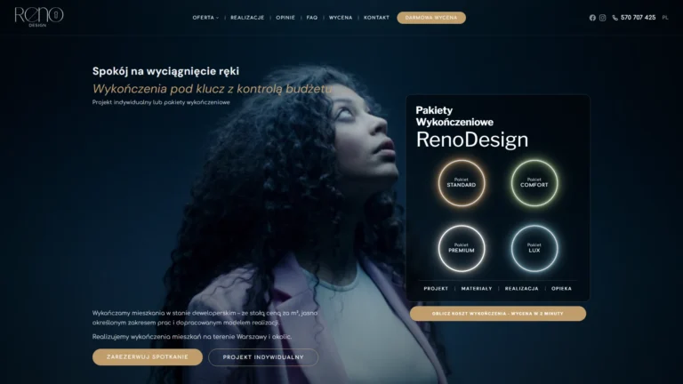 Strona internetowa renodesign.pl