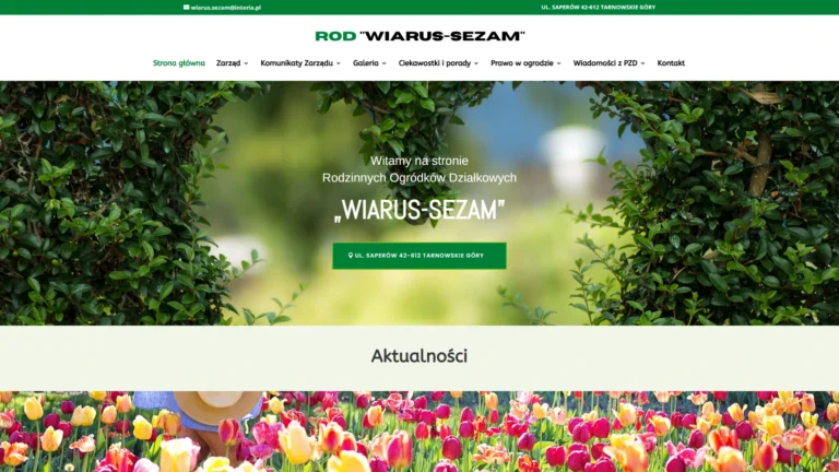 Strona internetowa rodwiarus-sezam.pl