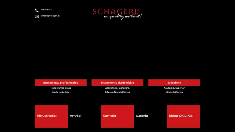 Strona internetowa schagerl.pl
