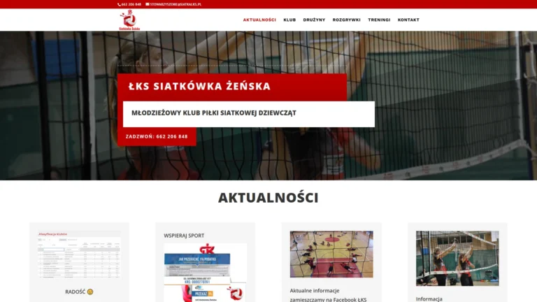 Strona internetowa siatkalks.pl