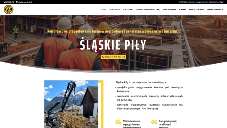 Strona internetowa slaskiepily.pl