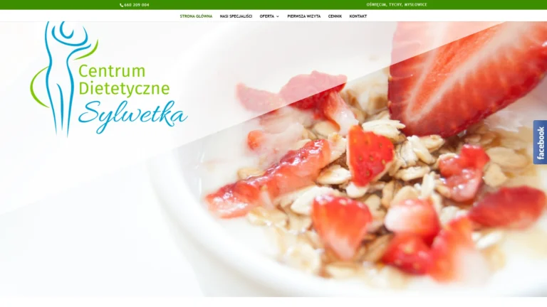 Strona internetowa sylwetka-dietetyk.pl