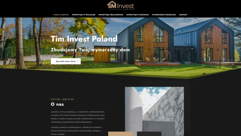 Strona internetowa timinvest.com.pl