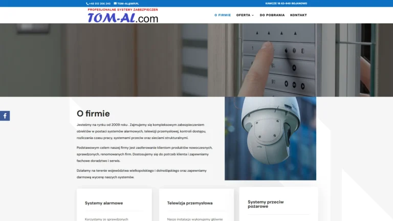 Strona internetowa tom-al.com
