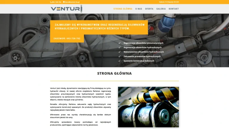 Strona internetowa venturi-hs.pl