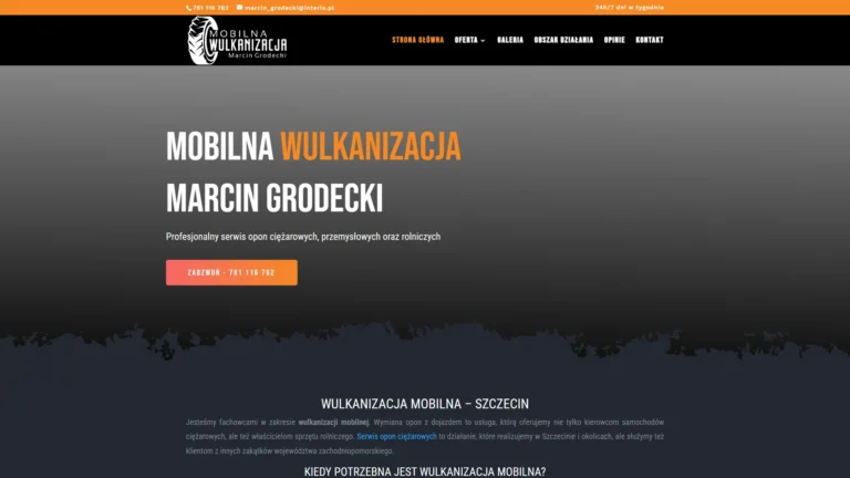Strona internetowa wulkanizacjamobilnie.pl