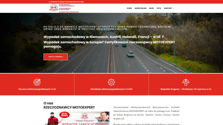 Strona internetowa wypadeksamochodowy.eu