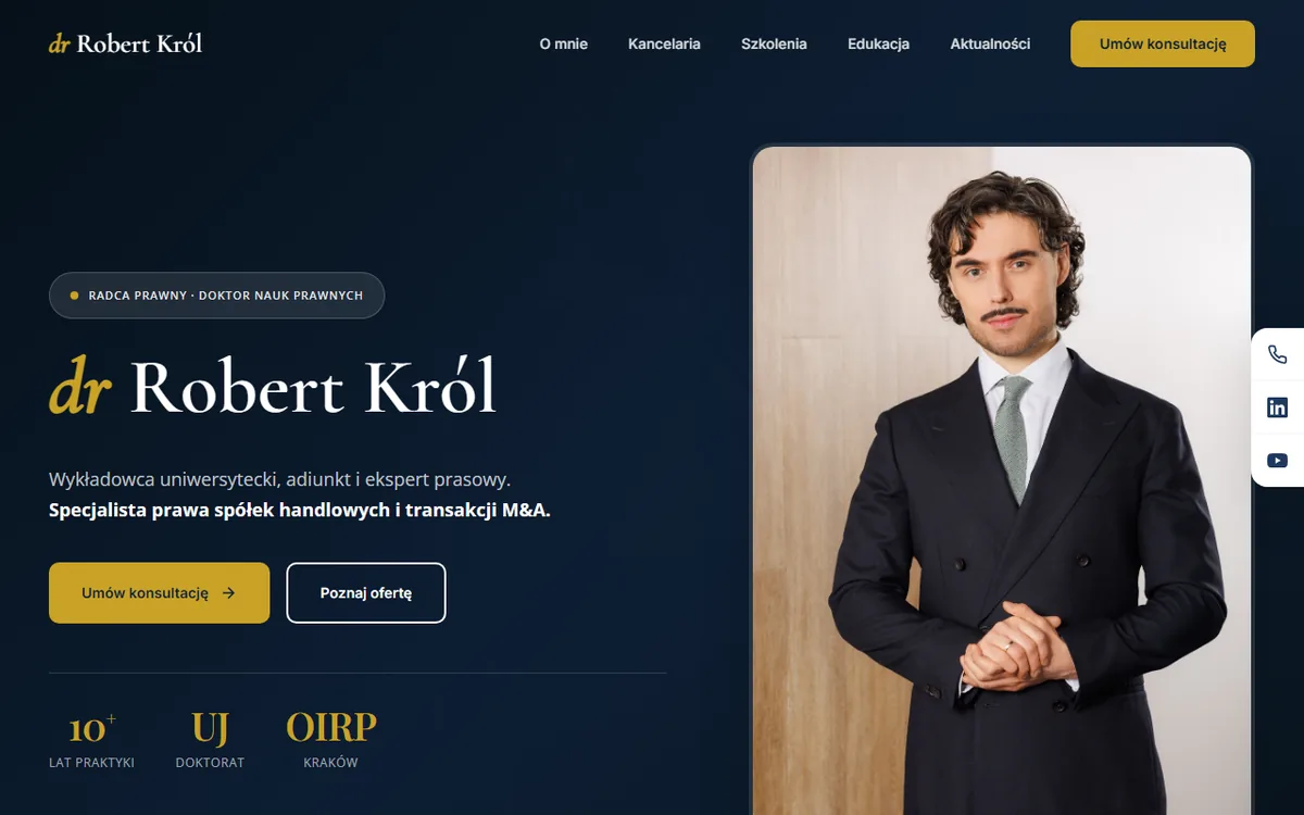Screenshot drrobertkrol.pl