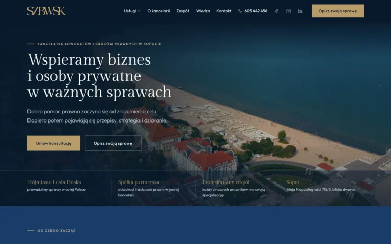 Szabowska.pl - realizacja Arlek.pl
